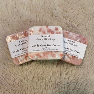 Candy Cane Hot Cocoa Goat's Milk Soap